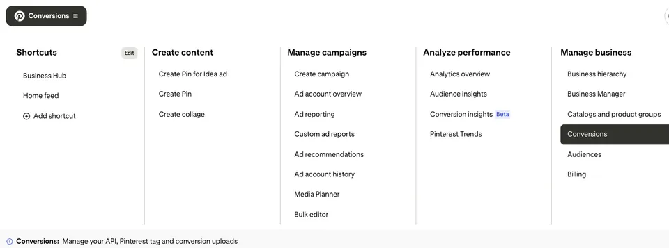 Pinterest Conversions
